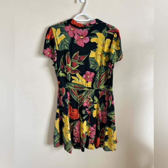 Urban Outfitters Cali Button-Down Mini Dress Size L - Picture 6 of 10